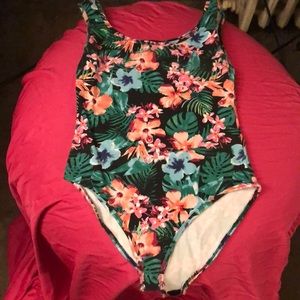 Forever 21 floral bodysuit